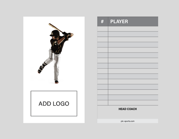 Baseball Roster Card 15 Player Roster PLC-Sports