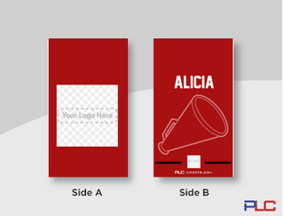 PLC Sports Cheerleading Bag Tag Version 1