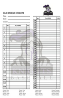 PLC Sports Custom Lineup Card Template 8