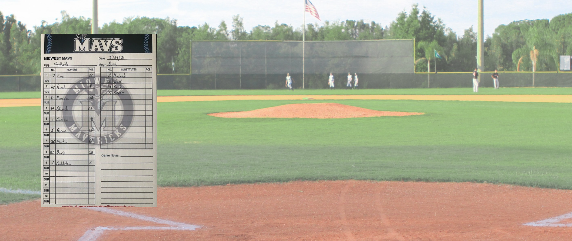 Personalize Your Lineup Cards Today