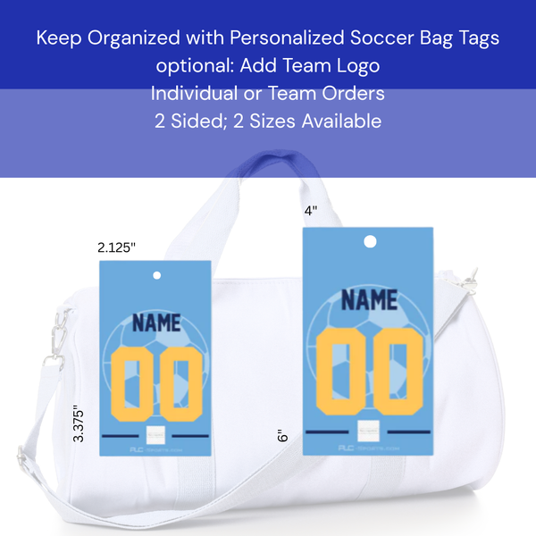 Soccer Bag Tags