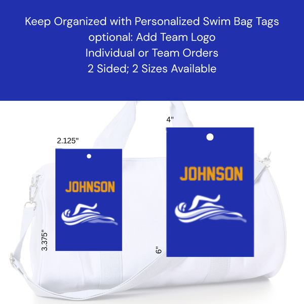 Swimming Bag Tags - Version 2