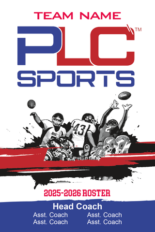 Football Roster Cards - 4" x 6"
