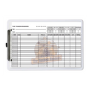 PLC Sports Basketball Lineup Card V2 with Clipboard