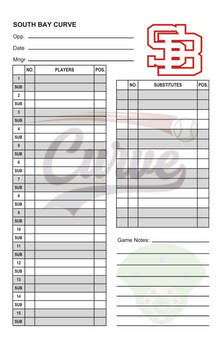 Custom Lineup Cards | Personalized Lineup Cards