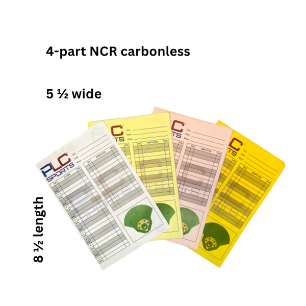 PLC Sports Custom Lineup Card 7 Four Part Carbon Sheet