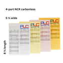 PLC Sports Four Part Custom Lineup Card 4