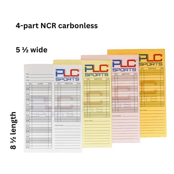 PLC Sports Four Part Custom Lineup Card 4