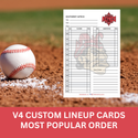 PLC Sports V4 Custom Lineup Card