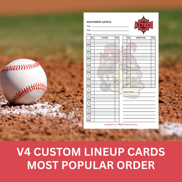 PLC Sports V4 Custom Lineup Card