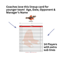 PLC Sports Custom Lineup Card V9