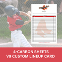 PLC Sports Custom Lineup Card V9