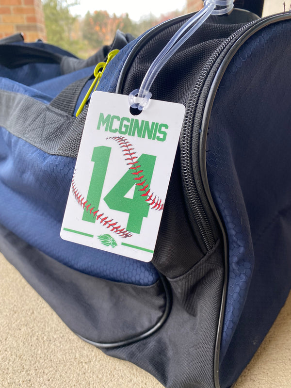 Baseball Bag Tags